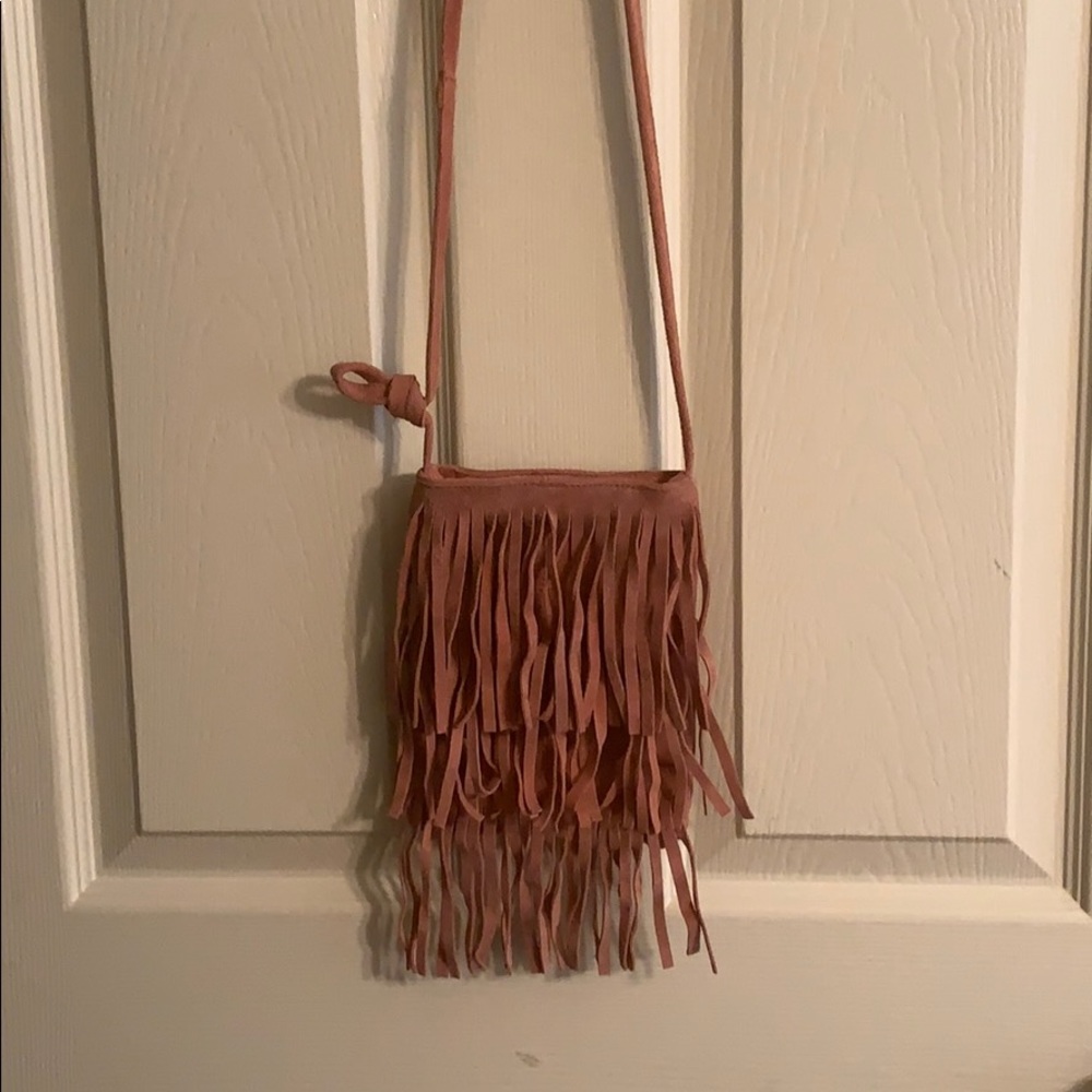 dusty rose crossbody purse